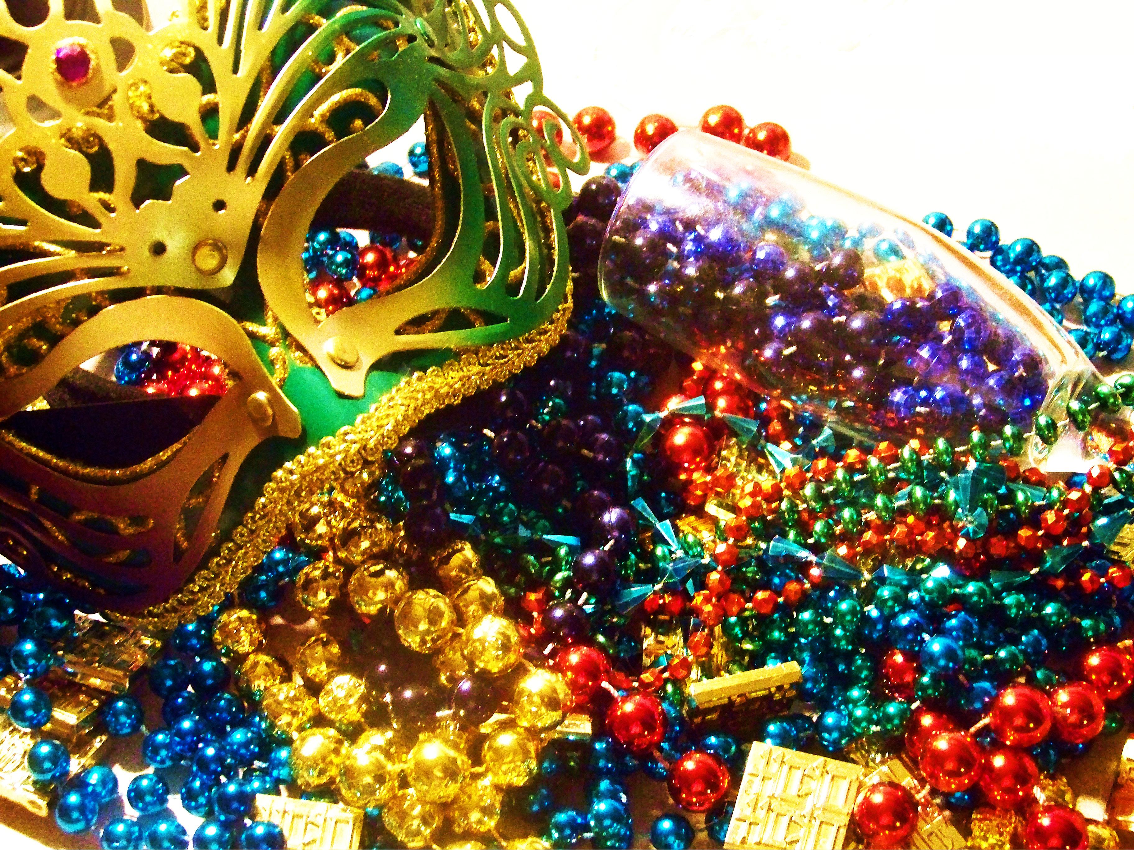 Mardi Gras beads